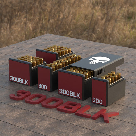 Filamelt Munitionsbox / Ammo Box .300 AAC Blackout – Patronenbox ‘Schiebedeckel’ – 10 / 20 / 25 / 50 Runden