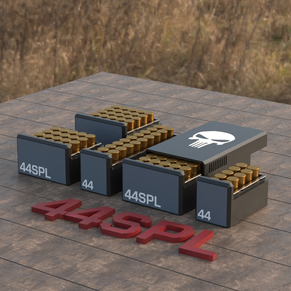 Filamelt Munitionsbox / Ammo Box .44 Special – Patronenbox ‘Schiebedeckel’ – 10 / 20 / 25 / 50 Runden