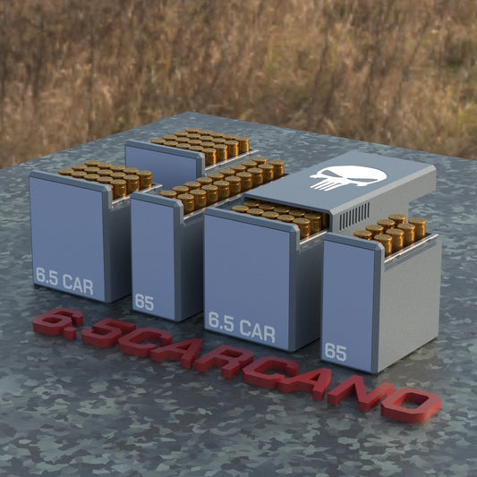 Filamelt Munitionsbox / Ammo Box 6.5mm Carcano – Patronenbox ‘Schiebedeckel’ – 10 / 20 / 25 / 50 Runden