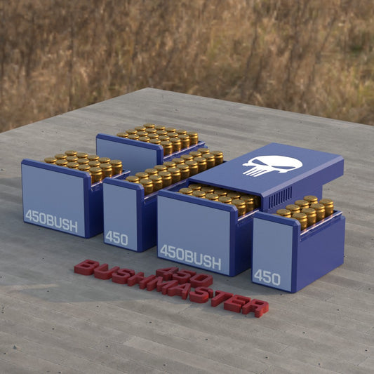 Filamelt Munitionsbox / Ammo Box .450 Bushmaster – Patronenbox ‘Schiebedeckel’ – 10 / 20 / 25 / 50 Runden