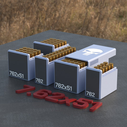 Filamelt Munitionsbox / Ammo Box 7.62x51 NATO – Patronenbox ‘Schiebedeckel’ – 10 / 20 / 25 / 50 Runden