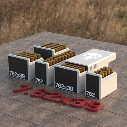 Filamelt Munitionsbox / Ammo Box 7.62x39 – Patronenbox ‘Schiebedeckel’ – 10 / 20 / 25 / 50 Runden