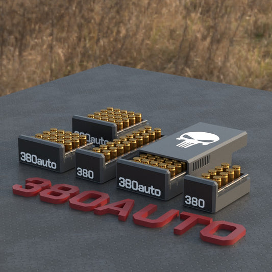 Filamelt Munitionsbox / Ammo Box .380 ACP – Patronenbox ‘Schiebedeckel’ – 10 / 20 / 25 / 50 Runden