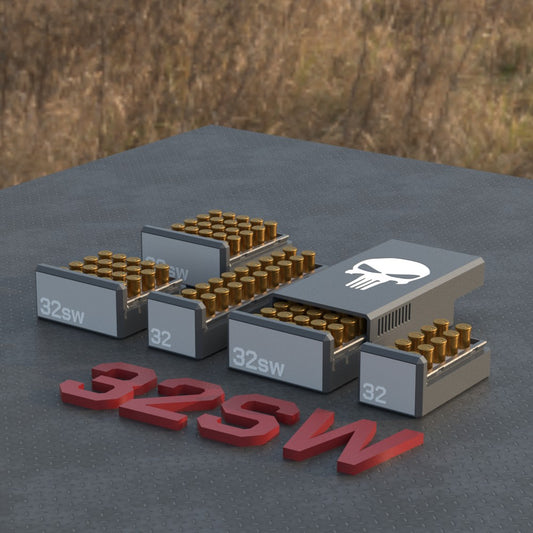 Filamelt Munitionsbox / Ammo Box .32 S&W Long – Patronenbox ‘Schiebedeckel’ – 10 / 20 / 25 / 50 Runden