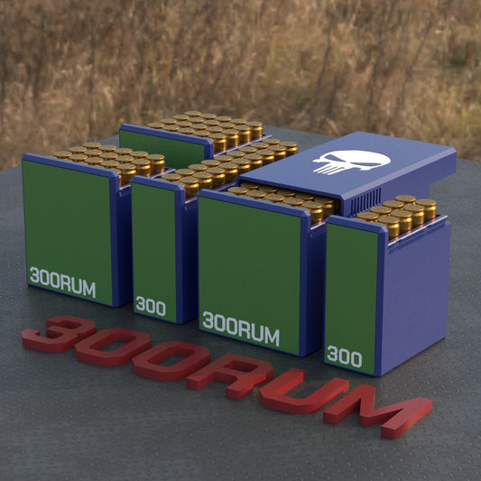 Filamelt Munitionsbox / Ammo Box .300 RUM – Patronenbox ‘Schiebedeckel’ – 10 / 20 / 25 / 50 Runden