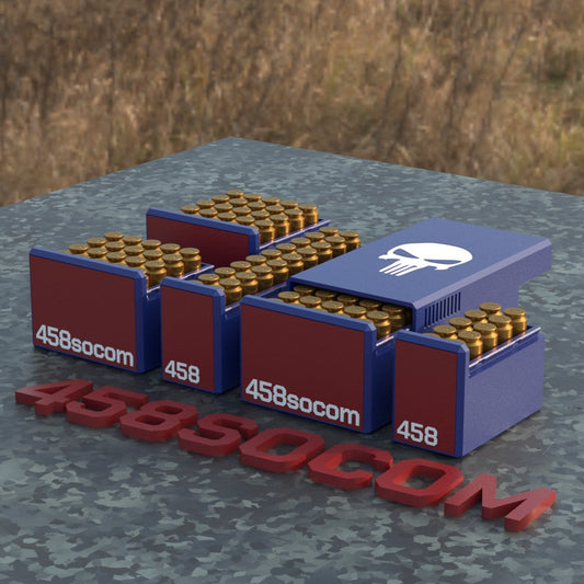 Filamelt Munitionsbox / Ammo Box .458 SOCOM – Patronenbox ‘Schiebedeckel’ – 10 / 20 / 25 / 50 Runden