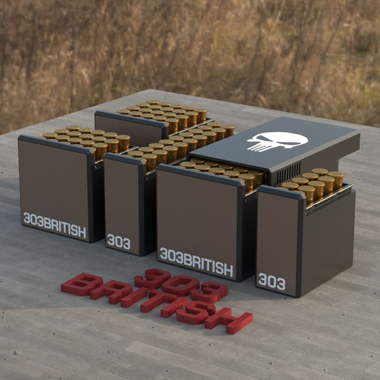 Filamelt Munitionsbox / Ammo Box .303 British – Patronenbox ‘Schiebedeckel’ – 10 / 20 / 25 / 50 Runden