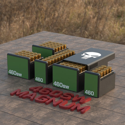 Filamelt Munitionsbox / Ammo Box .460 S&W Magnum – Patronenbox ‘Schiebedeckel’ – 10 / 20 / 25 / 50 Runden