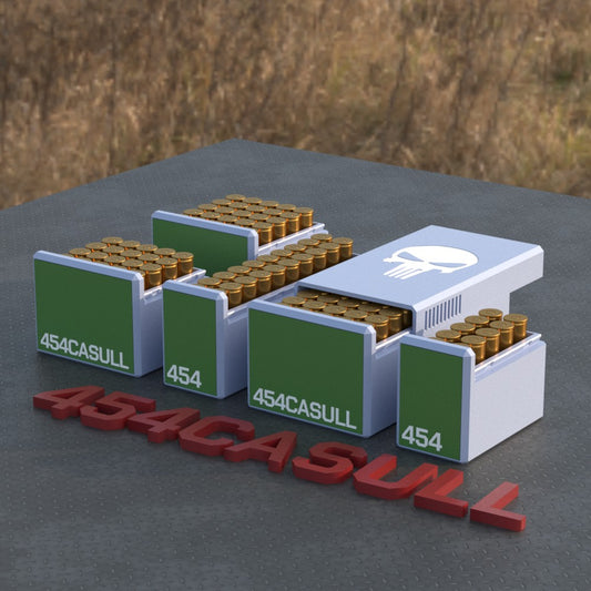 Filamelt Munitionsbox / Ammo Box .454 Casull – Patronenbox ‘Schiebedeckel’ – 10 / 20 / 25 / 50 Runden