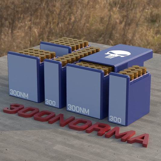 Filamelt Munitionsbox / Ammo Box .300 Norma Magnum – Patronenbox ‘Schiebedeckel’ – 10 / 20 / 25 / 50 Runden