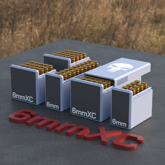 Filamelt Munitionsbox / Ammo Box 6mm XC – Patronenbox ‘Schiebedeckel’ – 10 / 20 / 25 / 50 Runden