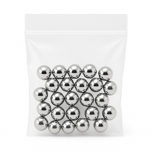 50x 8mm Stahlkugel verchromt