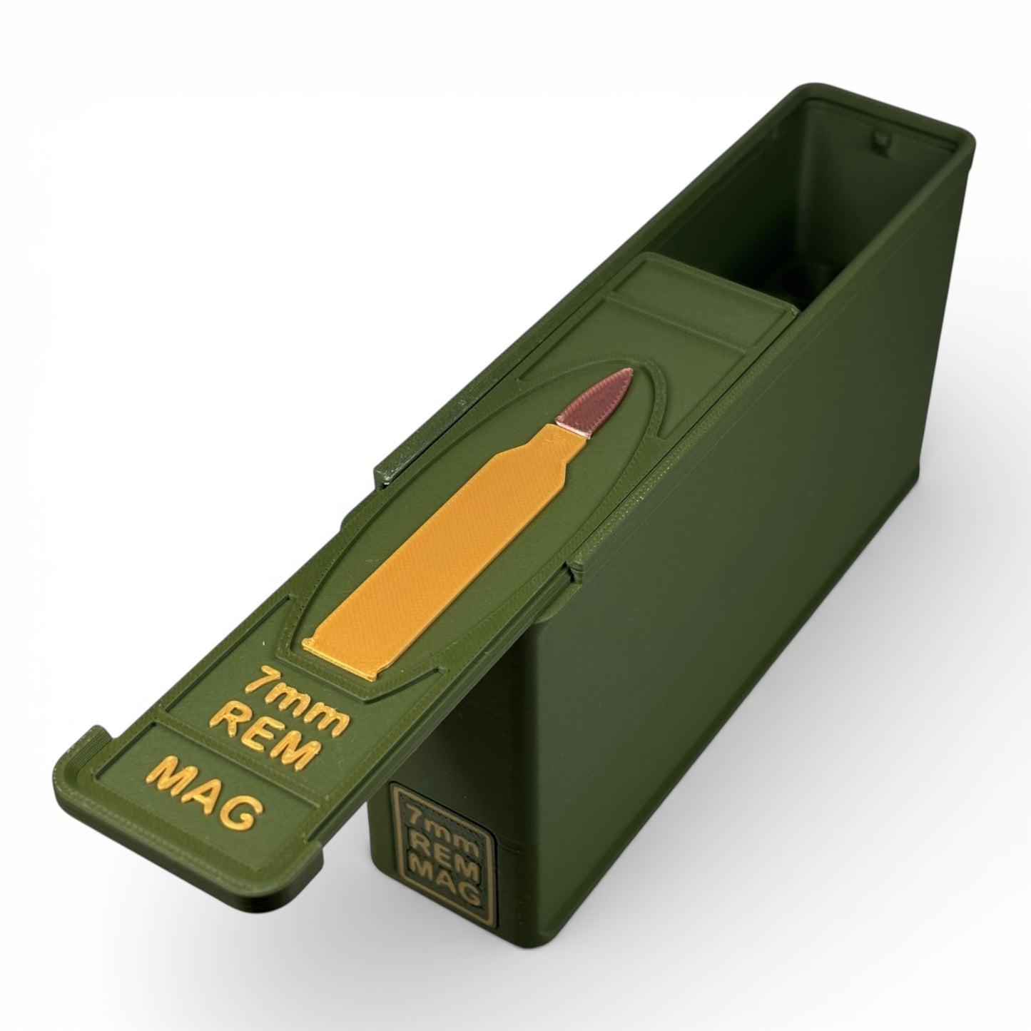Coconut Innovations Munitionsbox / 7mm REM Mag / ‘Schiebedeckel’  / Patronenbox, Ammo Box - 3D-Druck aus dem Westerwald