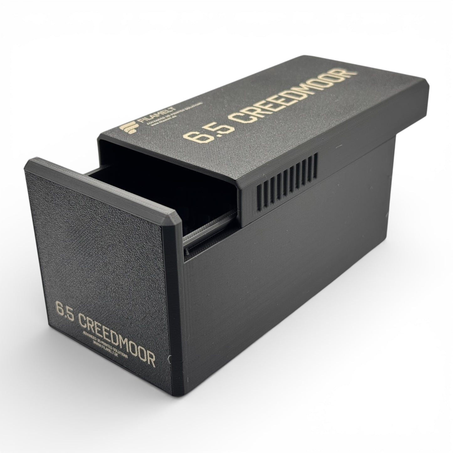 Filamelt Munitionsbox / Ammo Box 6.5 Creedmoor – Patronenbox ‘Schiebedeckel’ – 10 / 20 / 25 / 50 Runden