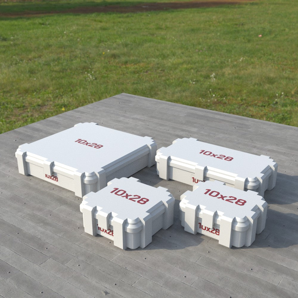 Filamelt Munitionsbox / 10x28 / ‘Klappdeckel’  / Patronenbox, Ammo Box - 3D-Druck aus dem Westerwald