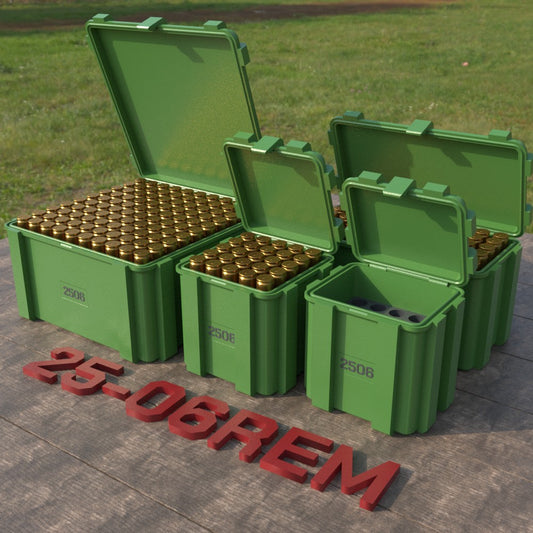 Filamelt Munitionsbox / .25-06 Remington / ‘Klappdeckel’  / Patronenbox, Ammo Box - 3D-Druck aus dem Westerwald