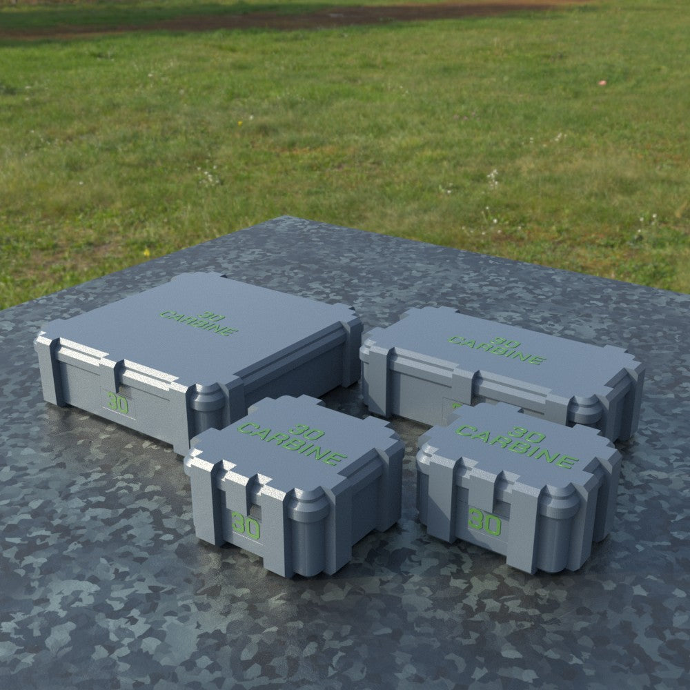 Filamelt Munitionsbox / .30 Carbine / ‘Klappdeckel’  / Patronenbox, Ammo Box - 3D-Druck aus dem Westerwald