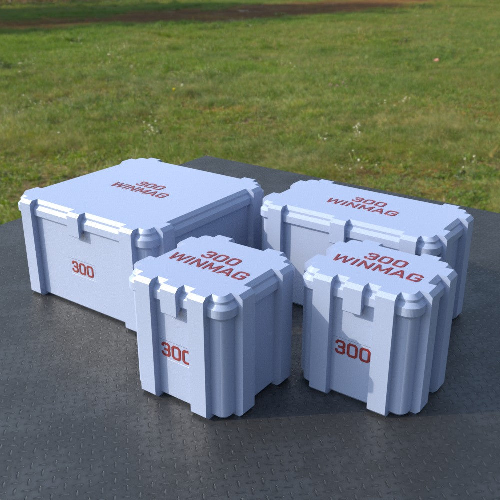 Filamelt Munitionsbox / .300 Win Mag / ‘Klappdeckel’  / Patronenbox, Ammo Box - 3D-Druck aus dem Westerwald