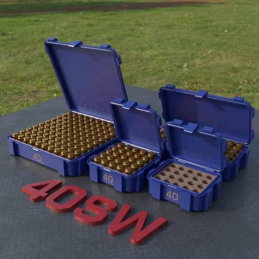 Filamelt Munitionsbox / .40 S&W / ‘Klappdeckel’  / Patronenbox, Ammo Box - 3D-Druck aus dem Westerwald