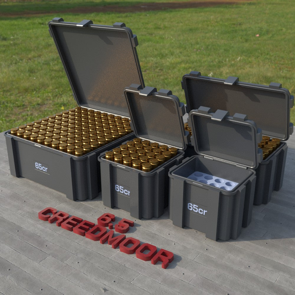 Filamelt Munitionsbox / 6.5 Creedmoor / ‘Klappdeckel’  / Patronenbox, Ammo Box - 3D-Druck aus dem Westerwald