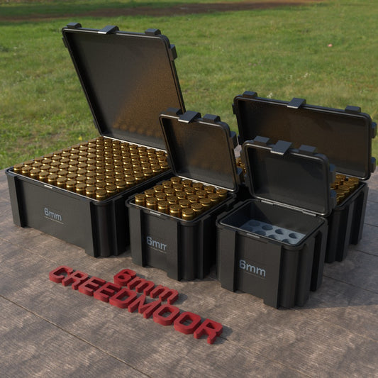 Filamelt Munitionsbox / 6mm Creedmoor / ‘Klappdeckel’  / Patronenbox, Ammo Box - 3D-Druck aus dem Westerwald