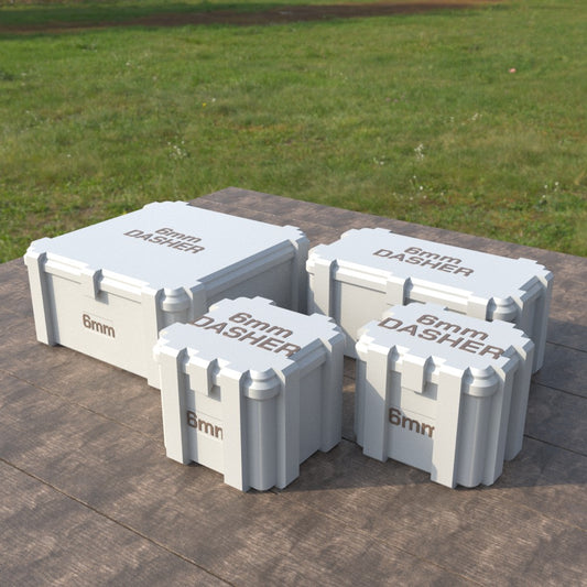 Filamelt Munitionsbox / 6mm Dasher / ‘Klappdeckel’  / Patronenbox, Ammo Box - 3D-Druck aus dem Westerwald