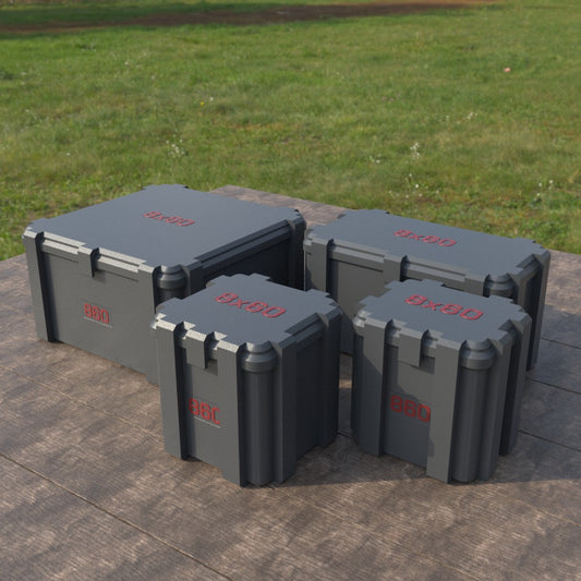 Filamelt Munitionsbox / 8x60 / ‘Klappdeckel’  / Patronenbox, Ammo Box - 3D-Druck aus dem Westerwald