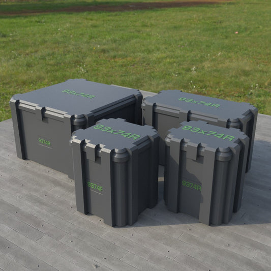 Filamelt Munitionsbox / 9.3x74R / ‘Klappdeckel’  / Patronenbox, Ammo Box - 3D-Druck aus dem Westerwald