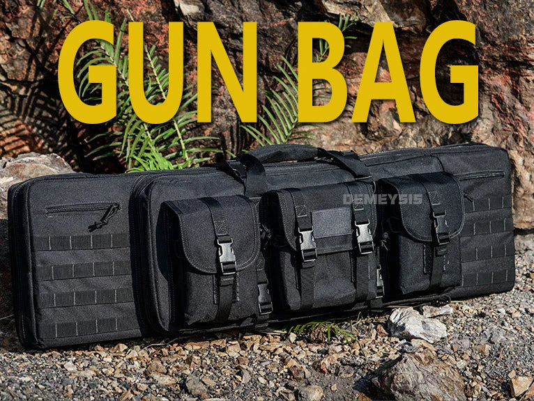 Taktische MOLLE-Waffentasche für 2 Gewehre – 600D Oxford – Rucksack & Tasche – 95 cm / 116 cm – Airsoft, Jagd, Schießsport