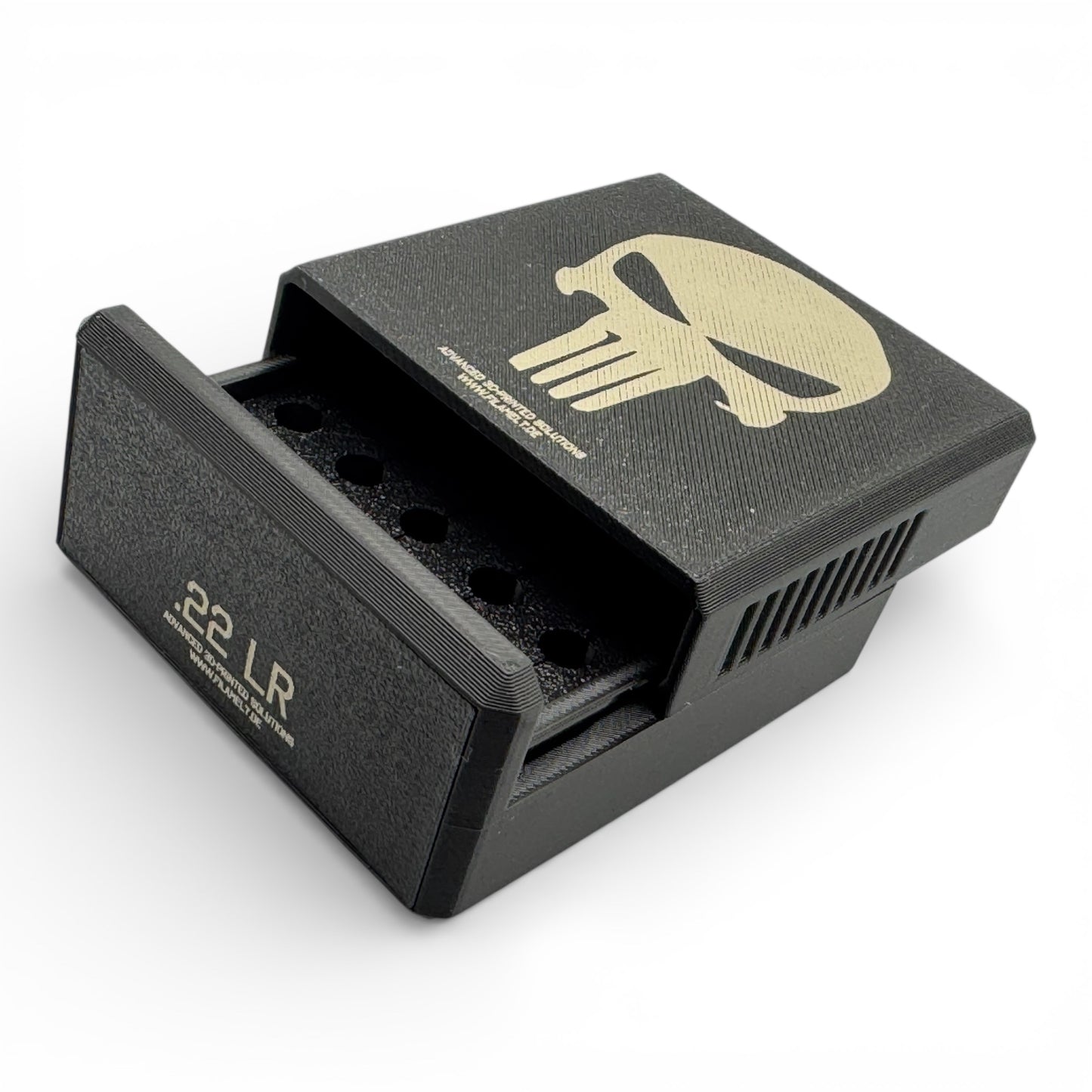 Filamelt Munitionsbox / Ammo Box .22 LR – Patronenbox ‘Schiebedeckel’ – 10 / 20 / 25 / 50 Runden