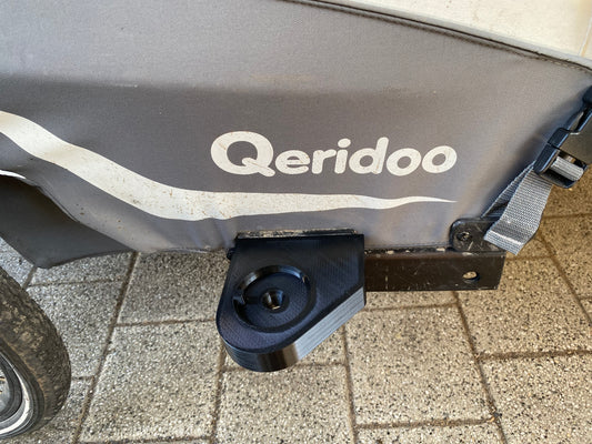 Buggyrad-Halter Professional für Qeridoo Kidgoo & Sportrex Anhänger - Rechts