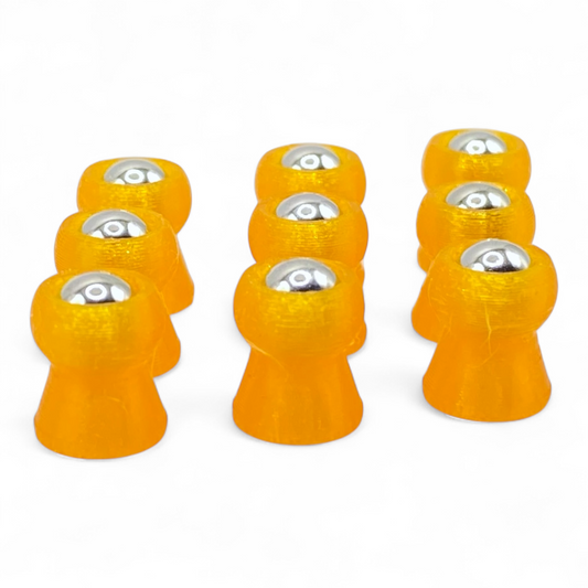 50x Low-Power Diabolos, 9mm, CAL .357, Wiederverwendbar, AEA HP Max