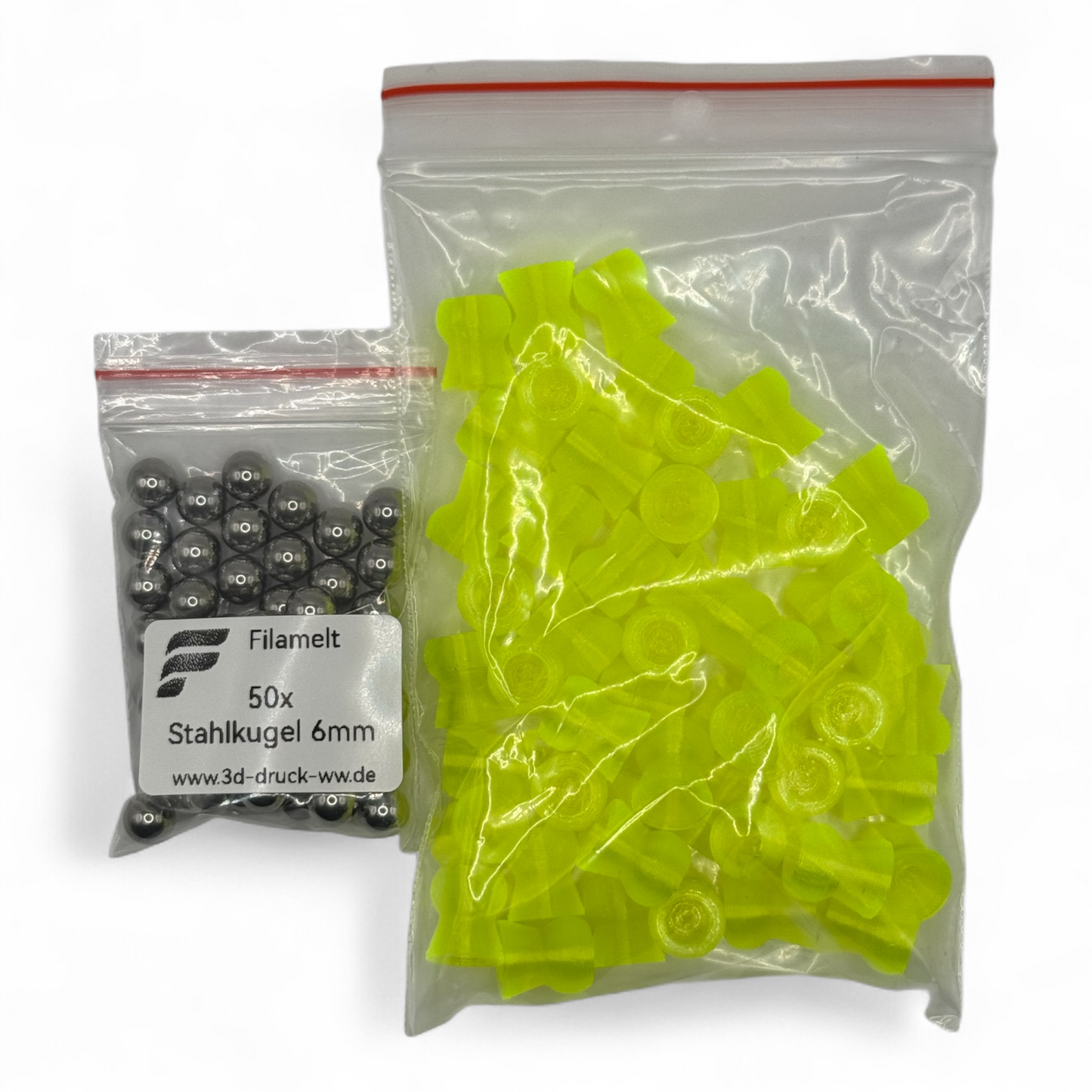 50x Low-Power Diabolos, 9mm, CAL .357, Wiederverwendbar, AEA HP Max