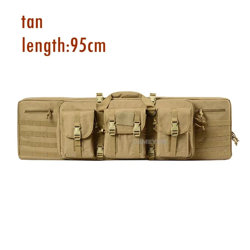 Taktische MOLLE-Waffentasche für 2 Gewehre – 600D Oxford – Rucksack & Tasche – 95 cm / 116 cm – Airsoft, Jagd, Schießsport