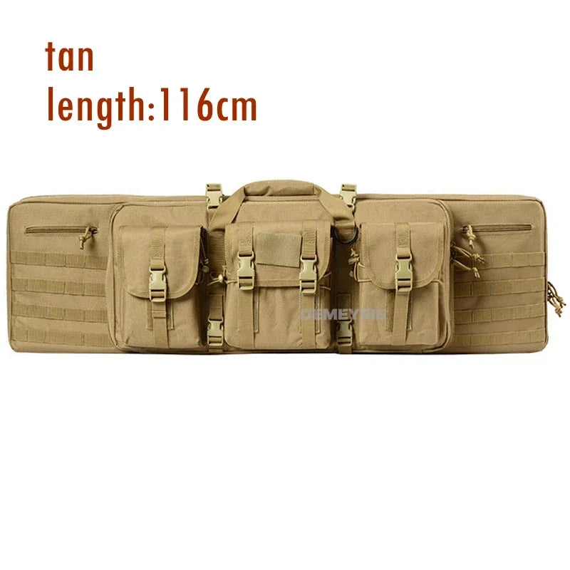 Taktische MOLLE-Waffentasche für 2 Gewehre – 600D Oxford – Rucksack & Tasche – 95 cm / 116 cm – Airsoft, Jagd, Schießsport