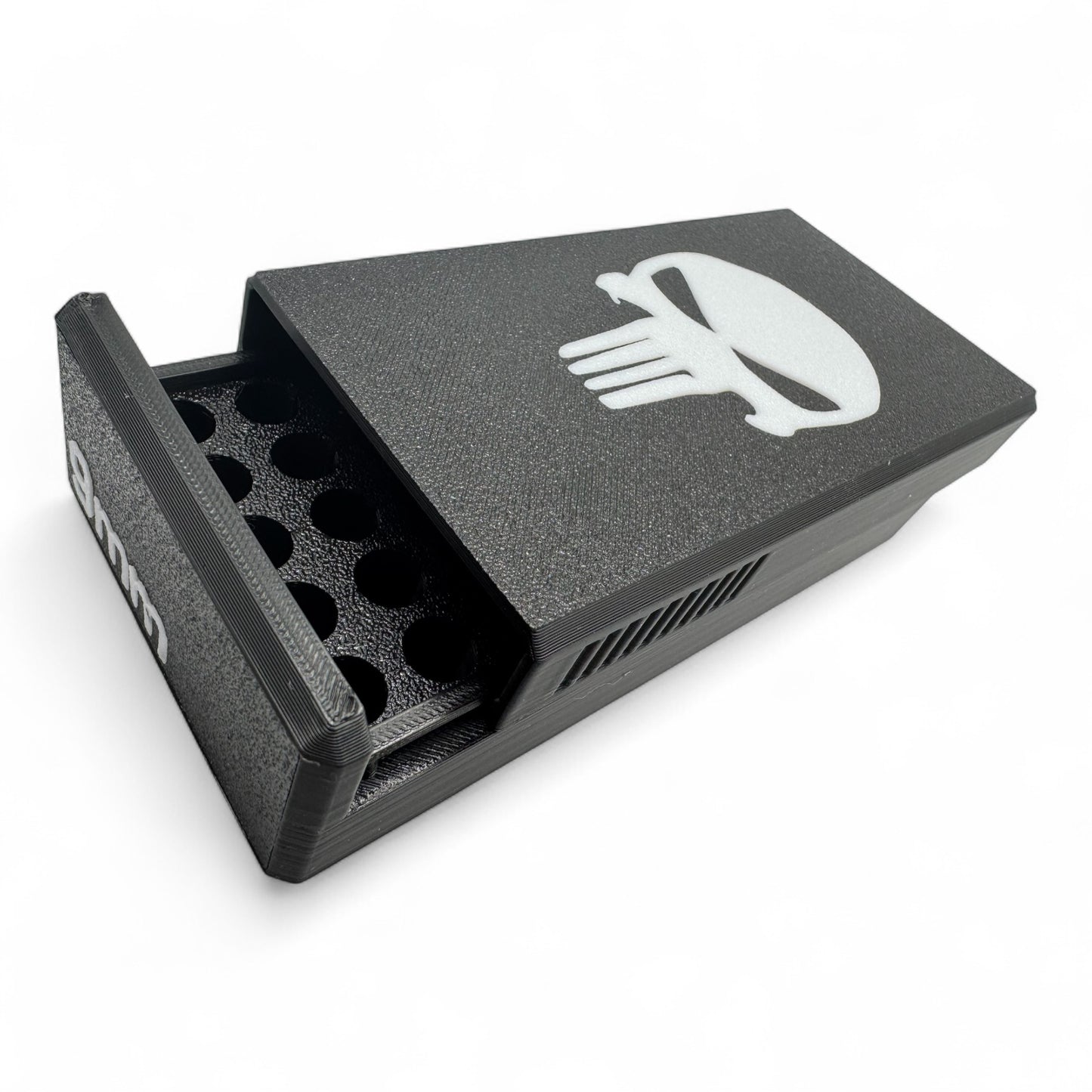 Filamelt Munitionsbox / Ammo Box 9x19mm Para / Luger – Patronenbox ‘Schiebedeckel’ – 10 / 20 / 25 / 50 Runden