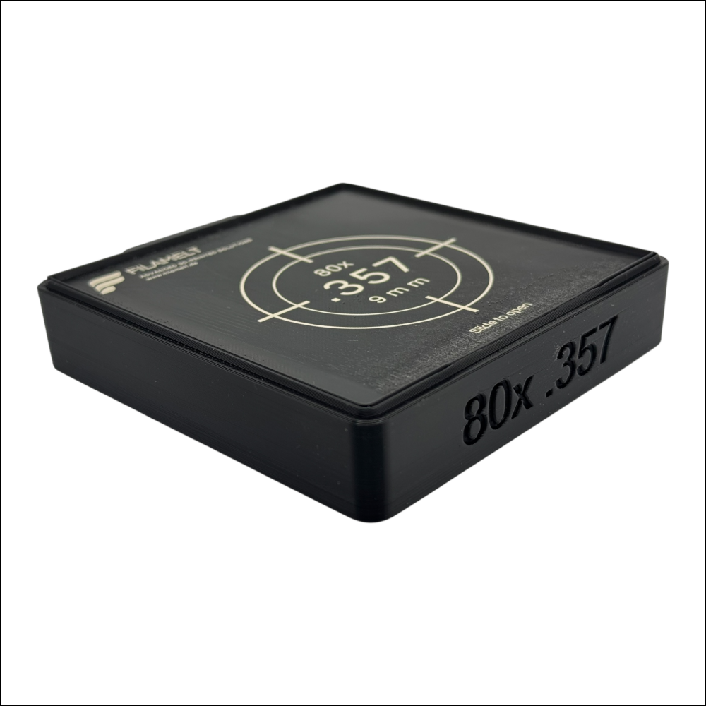 Diabolo-Box für 80x.357 / 9 mm – Praktisch stapelbar wiederverwendbar. Matchbox Schießsport-Zubehör