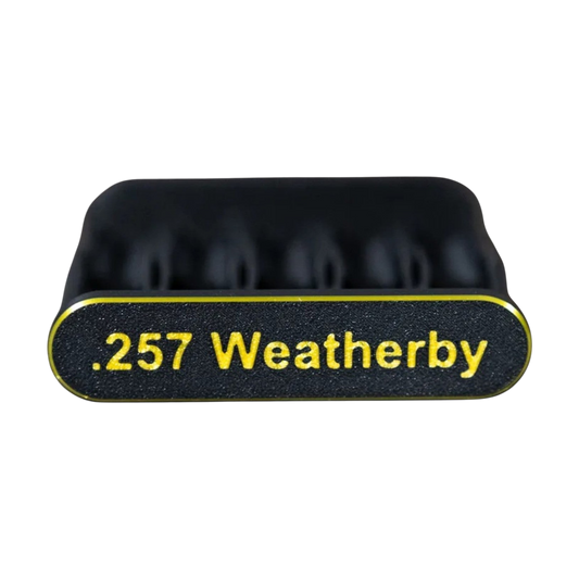 Filamelt Patronenclip .257 Weatherby Magnum - Cartridge Clip - 3D-Druck aus dem Westerwald