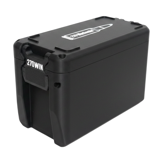 Filamelt Munitionsbox / 270 Winchester / 'Klappdeckel' / Patronenbox, Ammo Box - 3D-Druck aus dem Westerwald