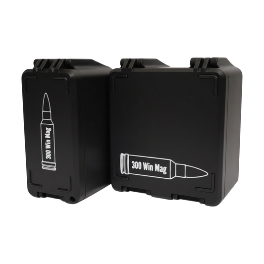 Filamelt Munitionsbox / 300 Winchester Magnum / 'Klappdeckel' / Patronenbox, Ammo Box - 3D-Druck aus dem Westerwald