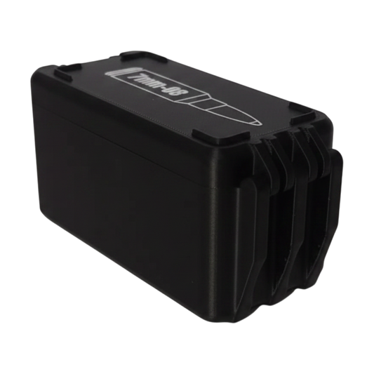 Filamelt Munitionsbox / 7mm-08 Remington / 'Klappdeckel' / Patronenbox, Ammo Box - 3D-Druck aus dem Westerwald