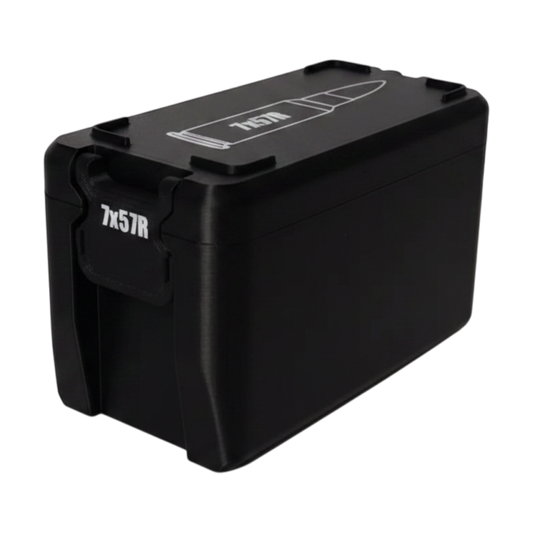 Filamelt Munitionsbox / 7x57R / 'Klappdeckel' / Patronenbox, Ammo Box - 3D-Druck aus dem Westerwald